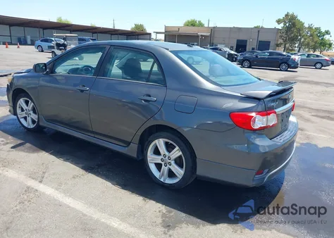 2013 Toyota Corolla S z USA, uszkodzony, nr VIN 2T1BU4EEXDC115788